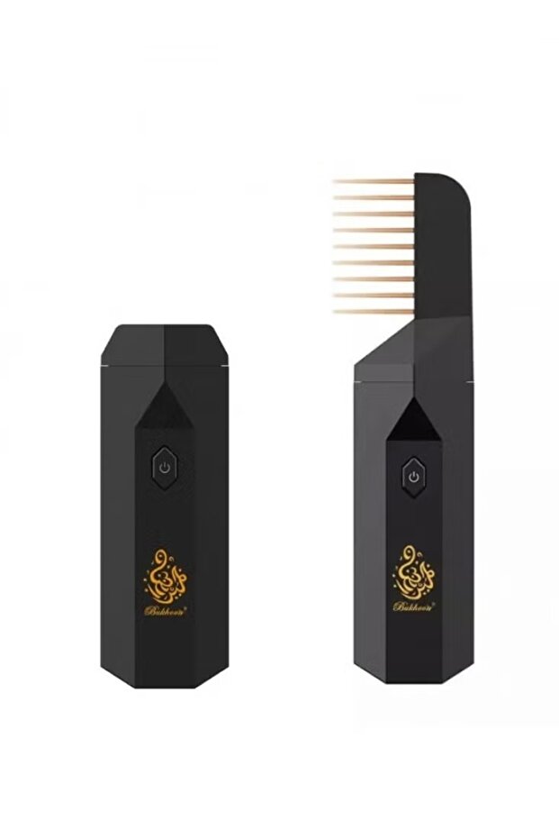مبخرة كهربائية فاخرة للشعر مبخرة شعر مع مشط ناعم وحامل بخور قابل لإعادة الشحن عبر USB