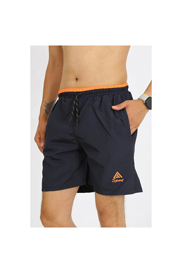 Mi̇ray- Men's Navy Blue Swim Shorts - 7