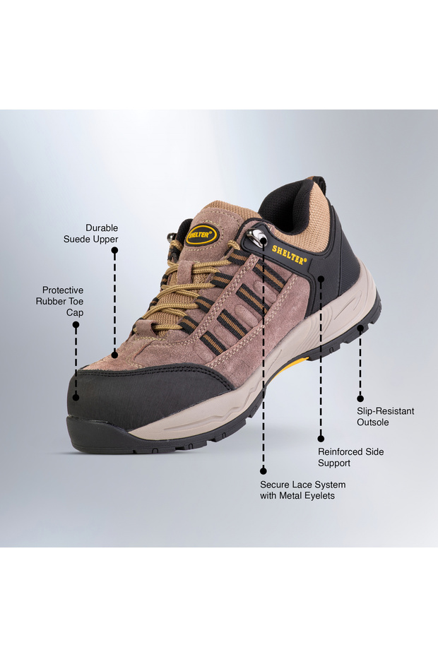 SH-300 Industrial Safety Shoes for Men Steel Toe with Breathable Mesh Upper - 6