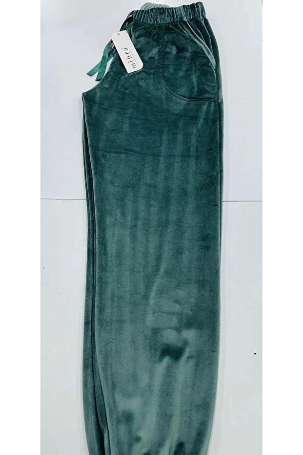 Velvet sweatpants - 1