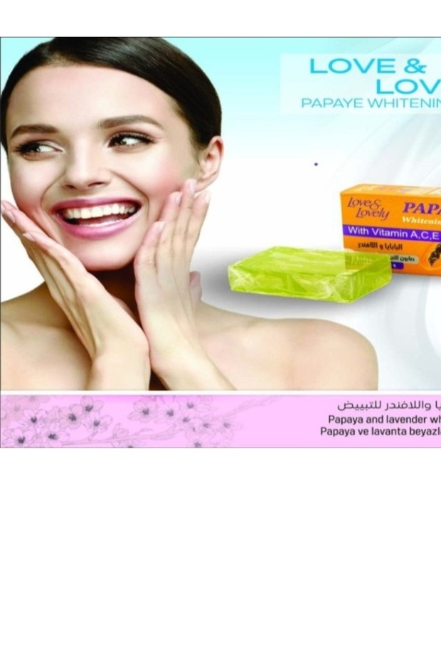 Love Lovely Facial Care Soap Papaya with Vitamin A,C,E