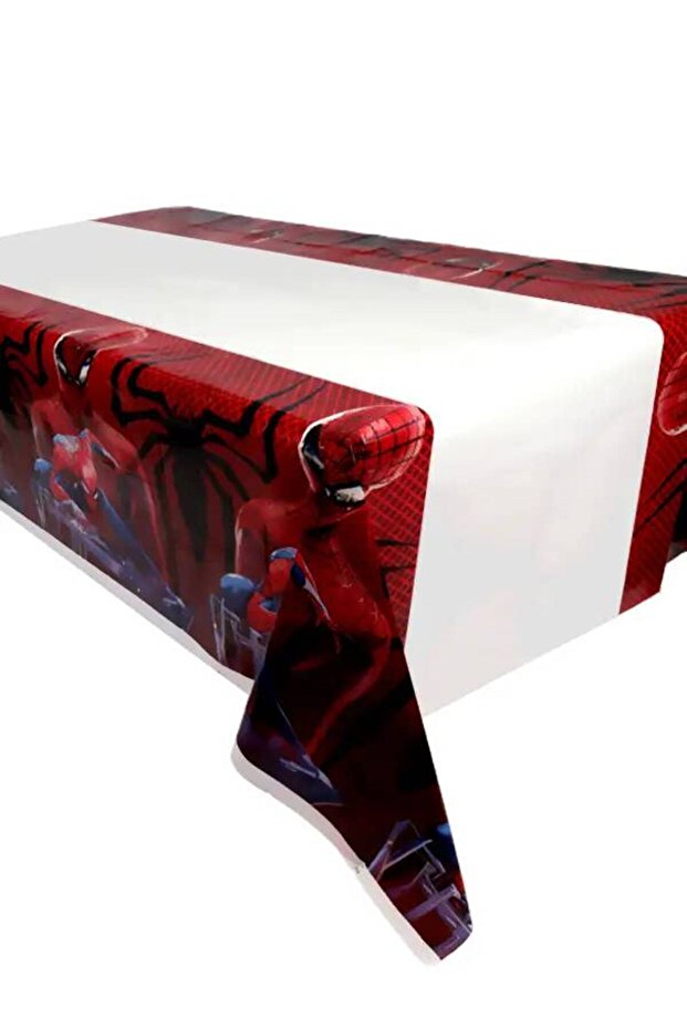Spiderman Theme Table Cover 108×180cm – Superhero Boys Party Tablecloth