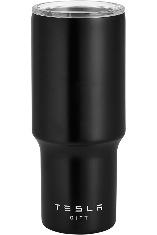 Insulated Travel Tumbler, Black, Stainless Steel, 20oz, Double Wall Vacuum