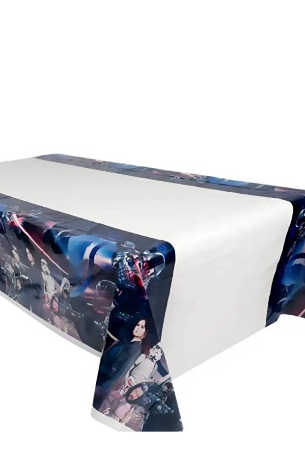 Star Wars Theme Table Cover 108×180cm – Space Galaxy Birthday Tablecloth