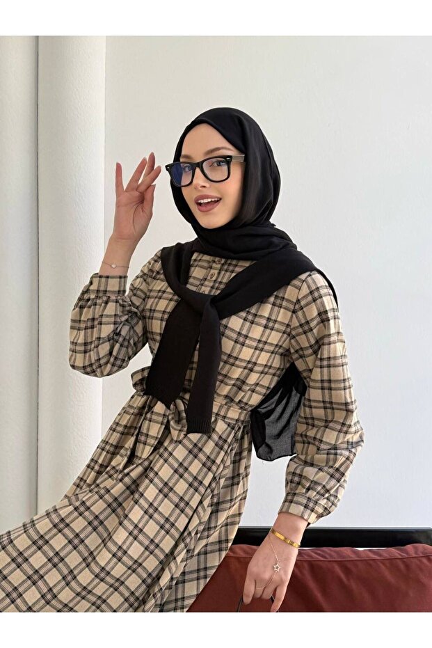 Kuşaklı Elbise - 3