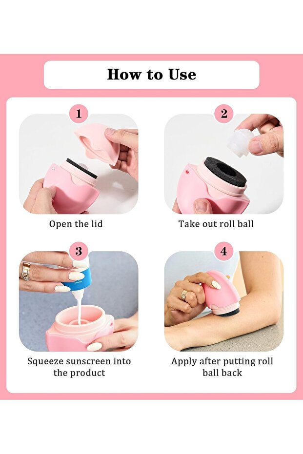 أداة محمولة لوضع واقي الشمس - 6