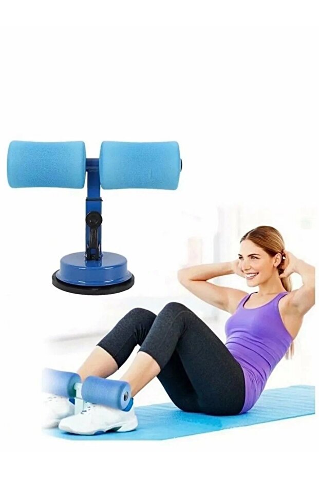 Abdominal exercise support with suction base - 3