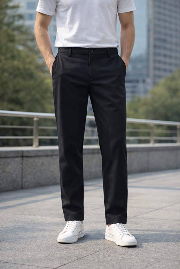 Men premium cotton pants - 2