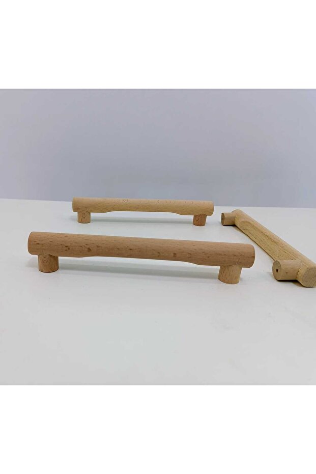 3 ADET AHŞAP KULP - 3