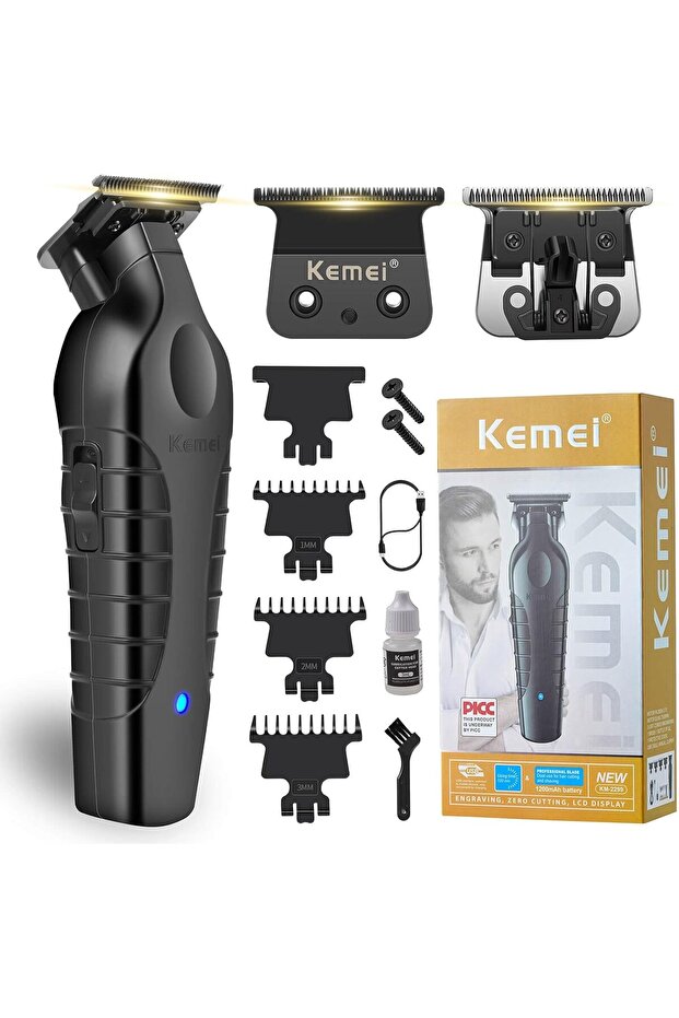 2299 Hair Trimmer for Men, Zero Gapped T-Blade Clippers for Edging & Lining, Cordless Barber L