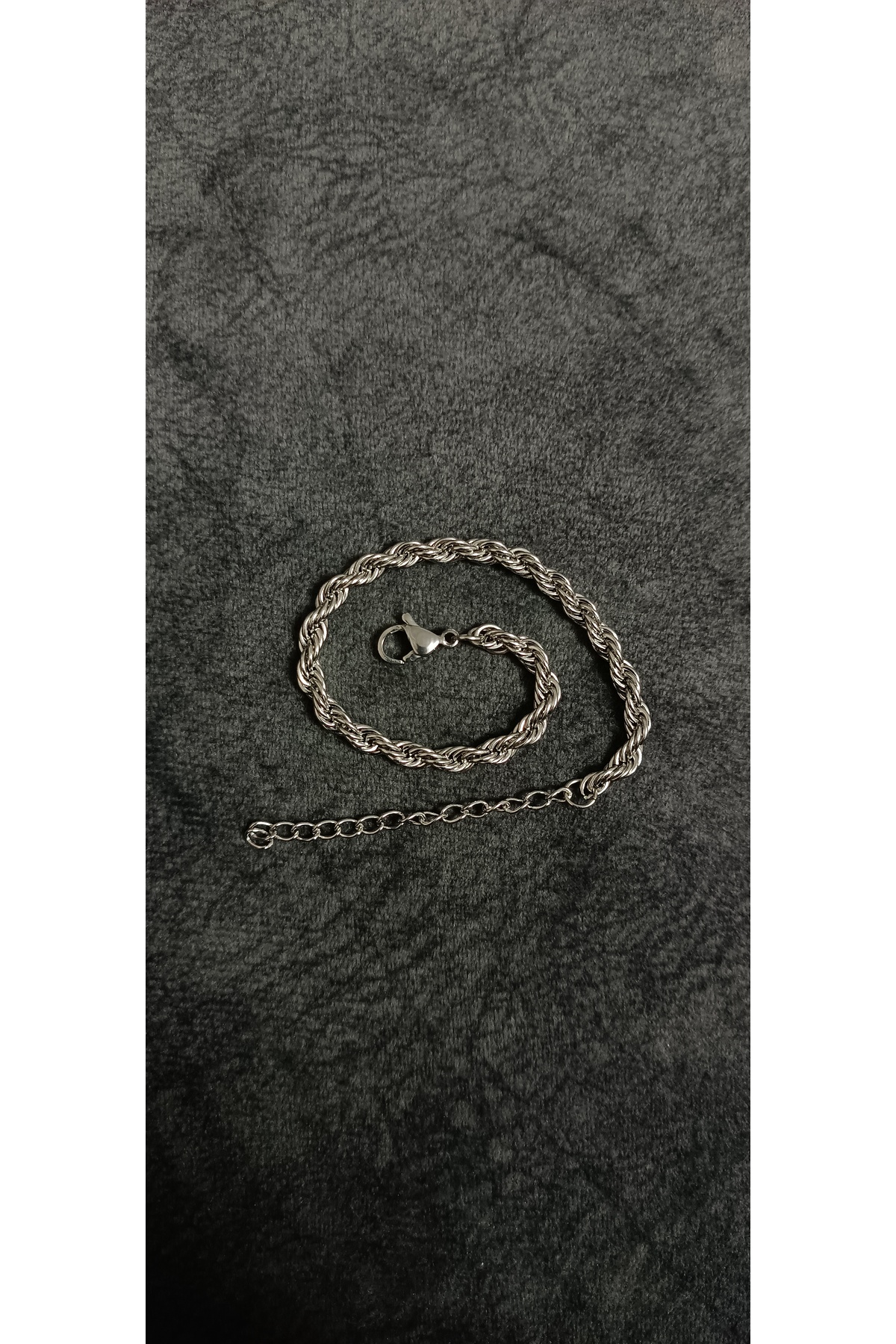 Stainless Steel Twist Chain Men's Bracelet
