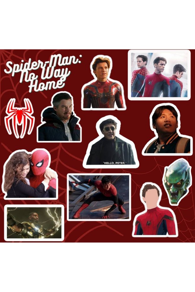 Spider-Man Sticker Set | Laptop Notebook Phone Sticker Journal