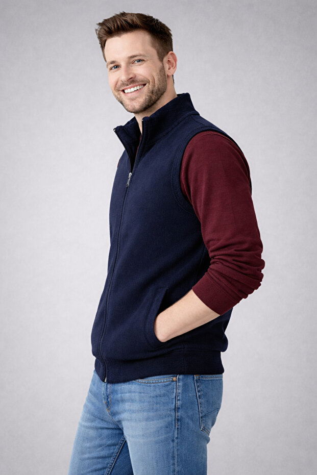 Selanik Örgü Yelek - 3