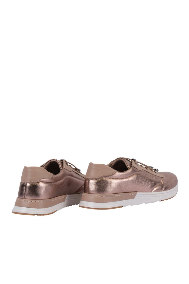 Genuine Leather Quick Lace-Up Orthopedic Sole Sports Shoes Napa-383 - 5