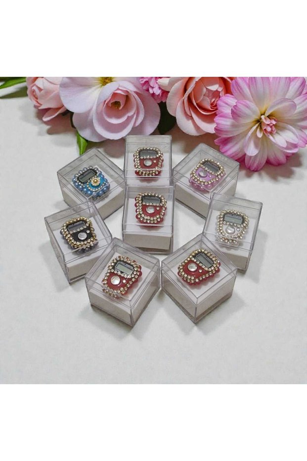 Our Gift Set of 25 Mica-Boxed Stones with Zikirmatik (Prayer Beads) for Mevlid, Hajj, and Umrah.