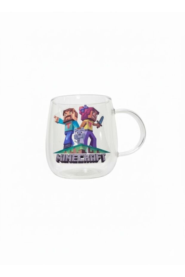 Minecraft glass cup - 1