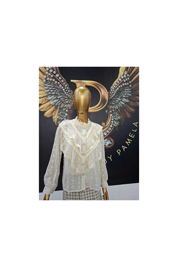 LAYLA CREAM SHIRT - CREAM, ONE SIZE - 4