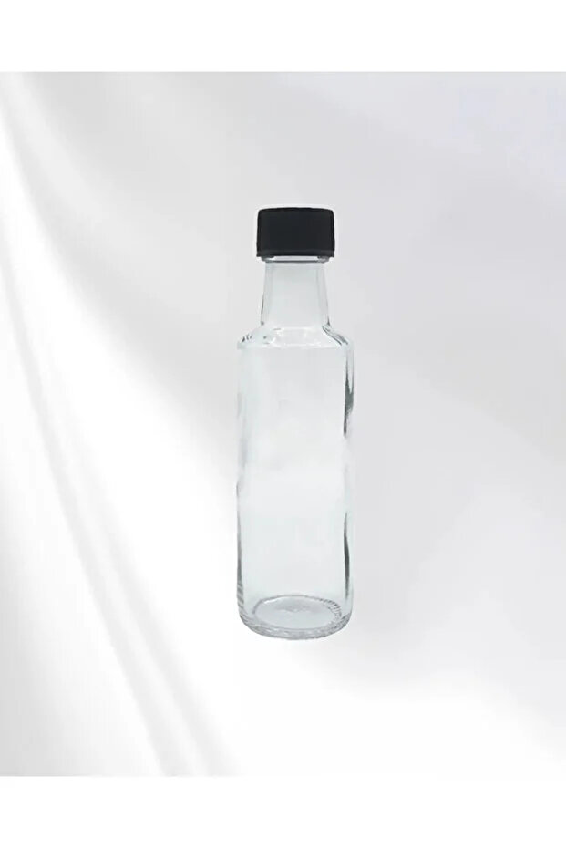 3 Pcs 100ml Transparent Dorica Leak-Proof Lid Round Sauce, Oil Multi-Purpose 100 Cc Empty Glass Bottle - 2