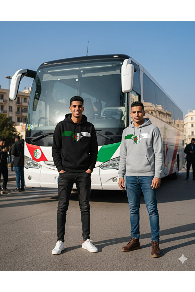 Algeria Cezayi̇r Hoodie Polar - 1