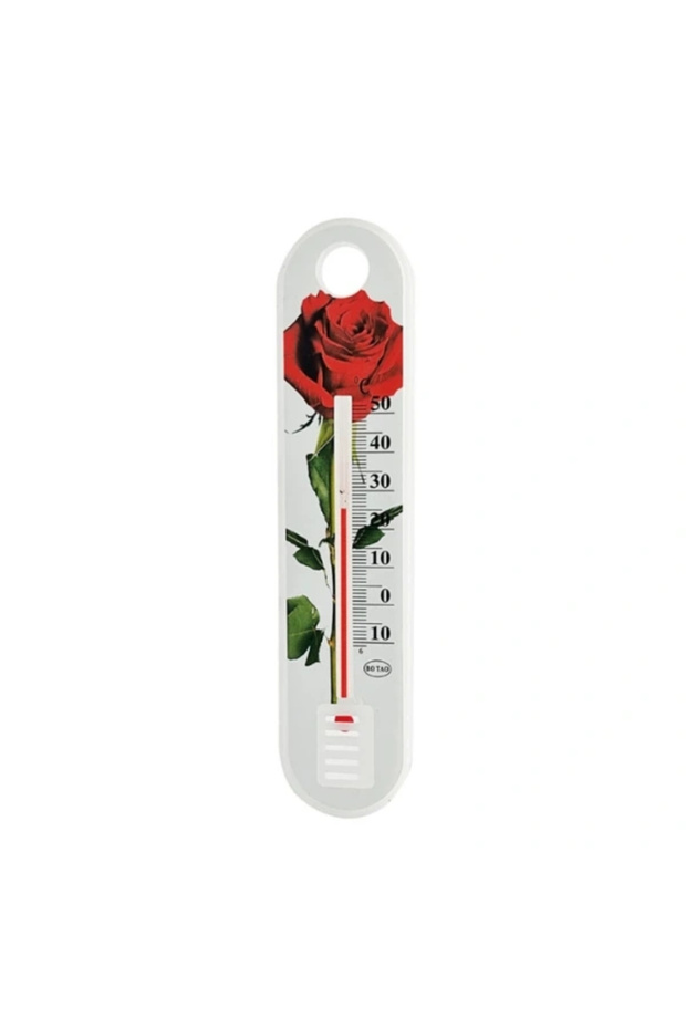 Rose Pattern Thermometer - 1