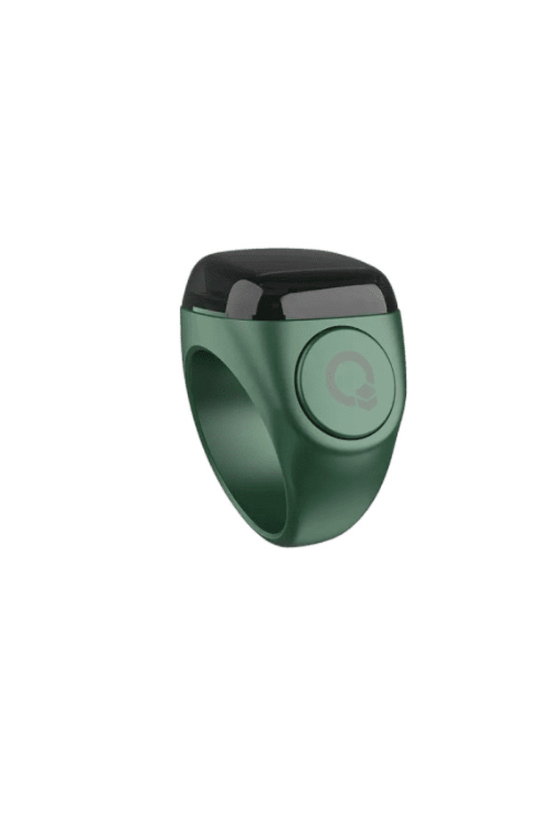 Green prayer beads ring - 20 - 1