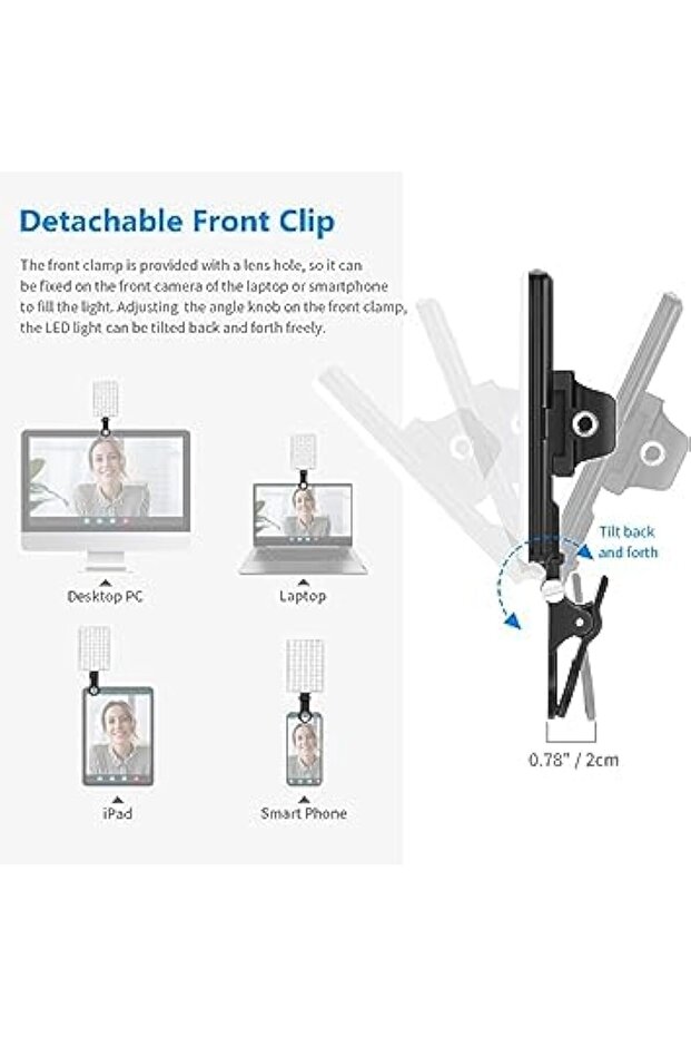 مصباح سيلفي LED من كازادورا - 5