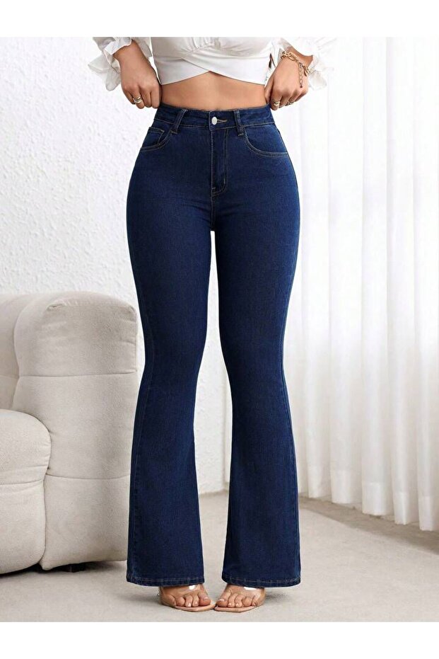 Women's Stretch Fabric Flared Pants