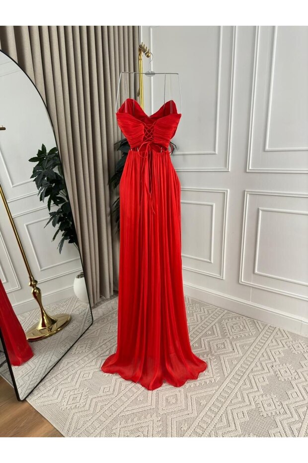 Violet evening dress - 4