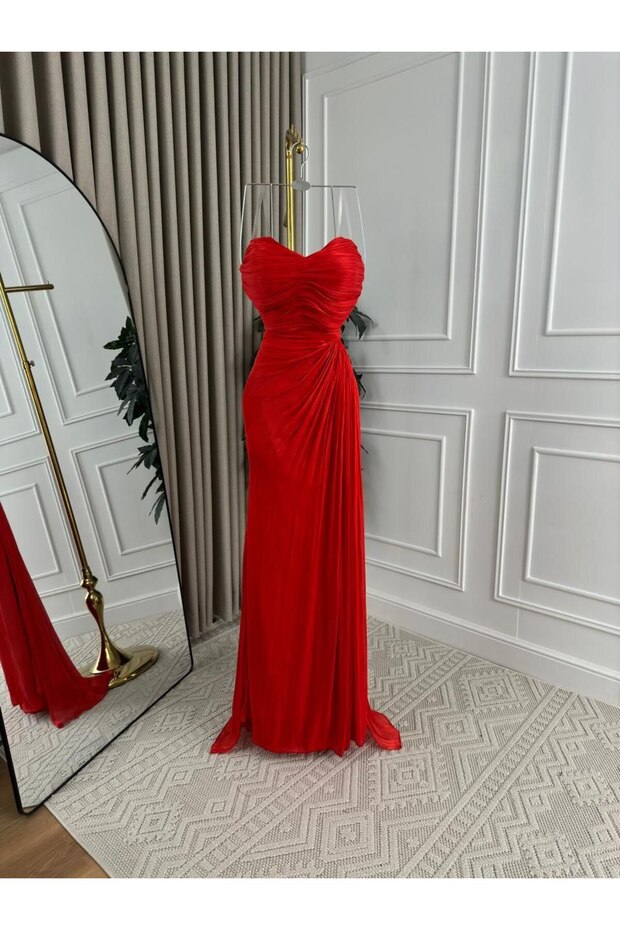 Violet evening dress - 5