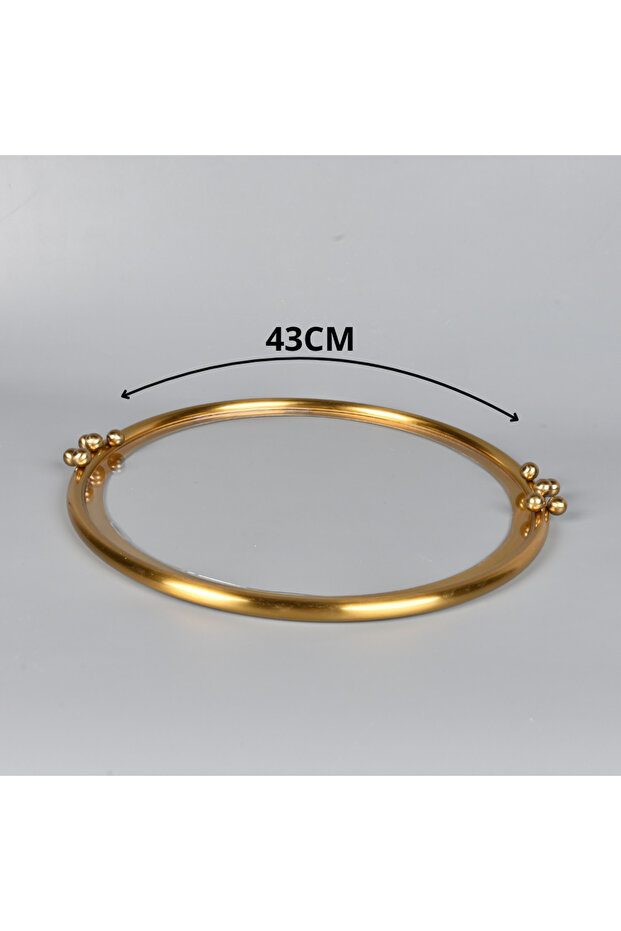 صينية تقديم شفافة من الأكريليك، 43 سم - 5