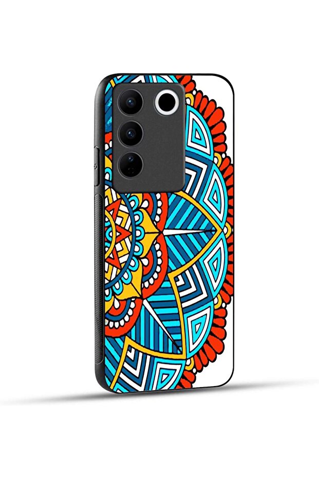Mandala Pattern Protective Case for Vivo V27 - 2