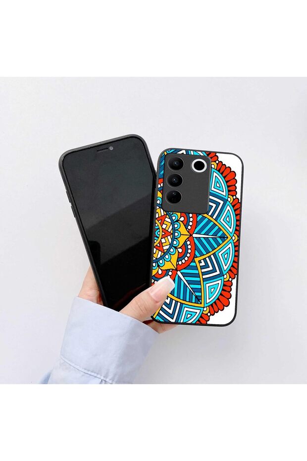 Mandala Pattern Protective Case for Vivo V27 - 5