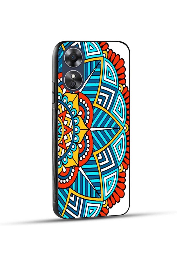 Mandala Pattern Protective Case for Oppo A17 - 2