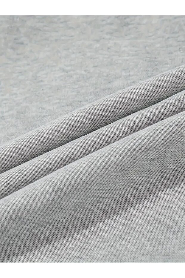 Unisex Paris Printed Crew Neck Oversized Bottom-Top Set Jogger Cotton Tracksuit Set - 4