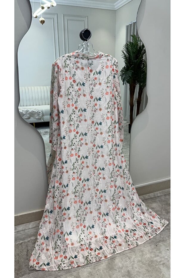 Women's floral jalabiya - 5