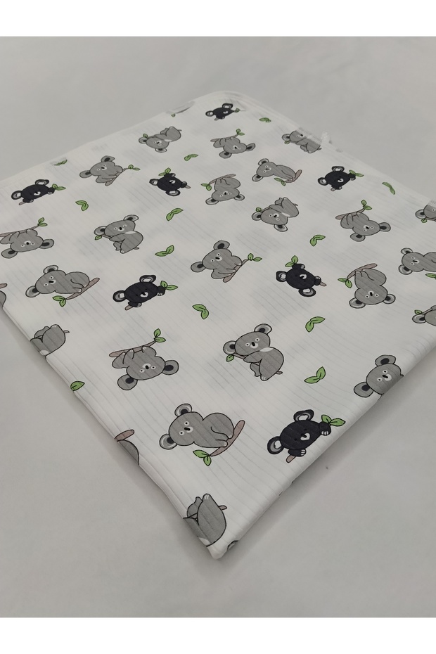 100% Cotton Combed Multi-Purpose Double-Sided Baby Blanket - 90X90Cm, Natural Soft Special Texture - 6