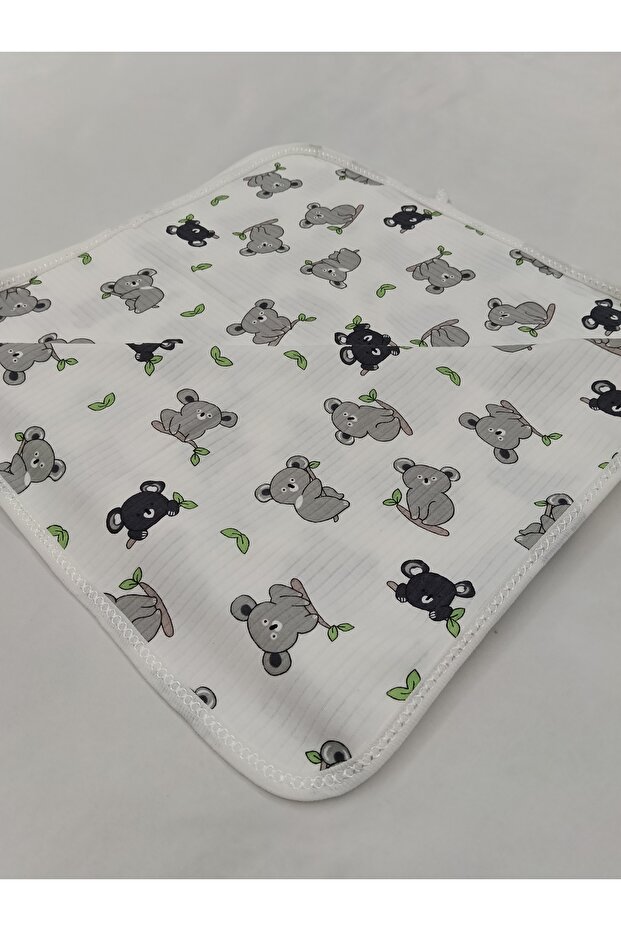 100% Cotton Combed Multi-Purpose Double-Sided Baby Blanket - 90X90Cm, Natural Soft Special Texture - 7