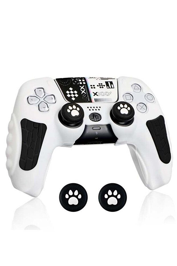 غطاء حماية من السيليكون متوافق مع مقبض وحدة تحكم بلاي ستيشن 5 - 1