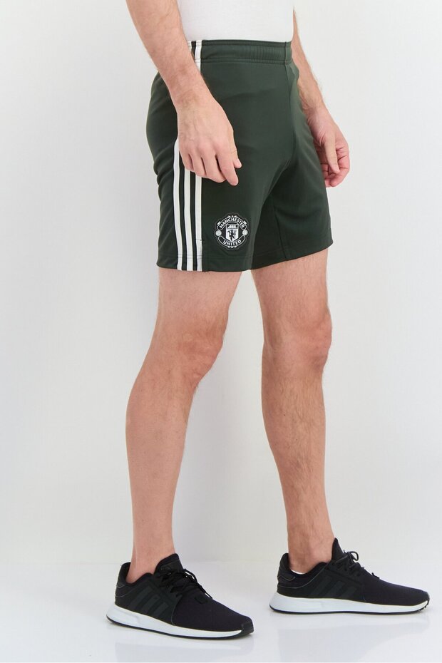 Men Sportswear Fit Manchester United Football Shorts, Dark Olive - 2