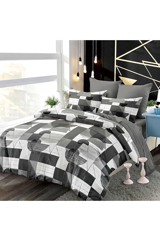 Double Bed Linen Set, 6 Pieces - 1