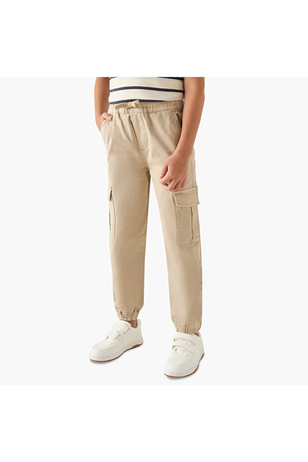 Eligo Solid Joggers with Pockets - 1