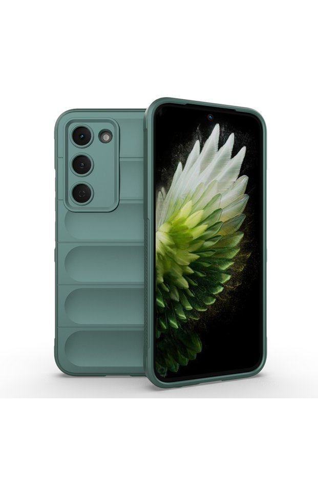 Compatible Ethnic Silicone Cover for Tecno Spark 40 Pro Case Flexible Tpu Hollowed Back Surface Design