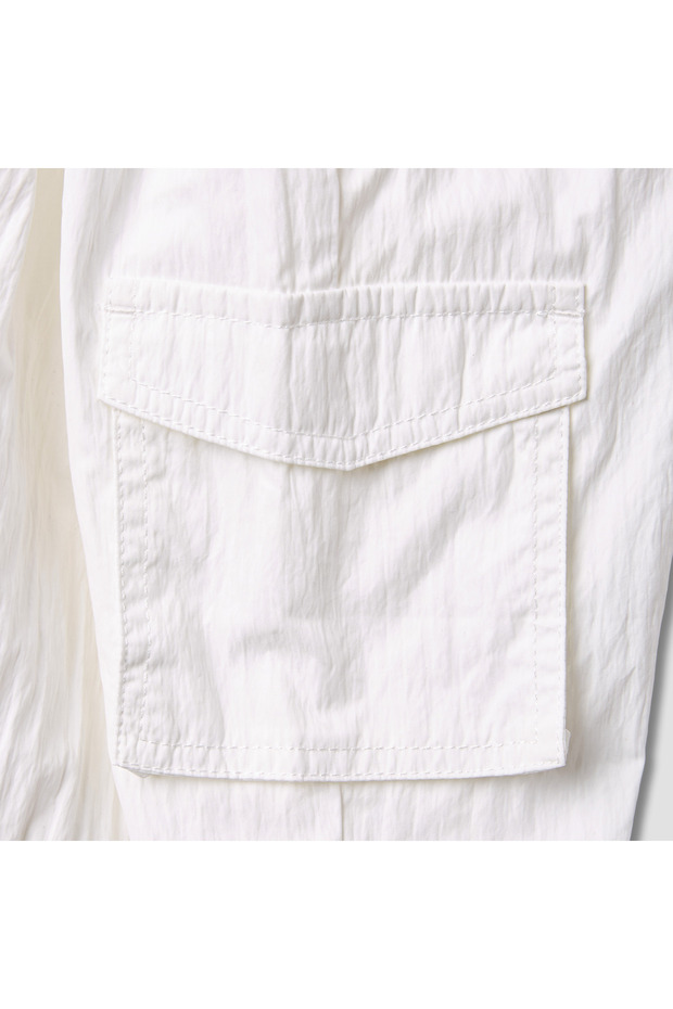 Solid Cargo Joggers with Pockets - 5