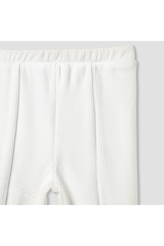 بنطال رياضي مطاطي مزين بفيونكة - 3