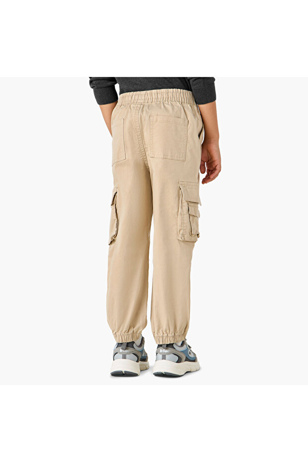 السراويل البضائع الصلبة مع جيوب - 3