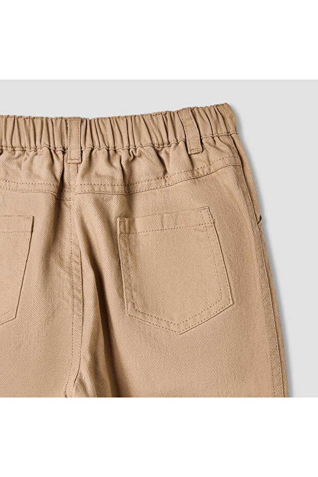 Solid Pants with Pockets - 4