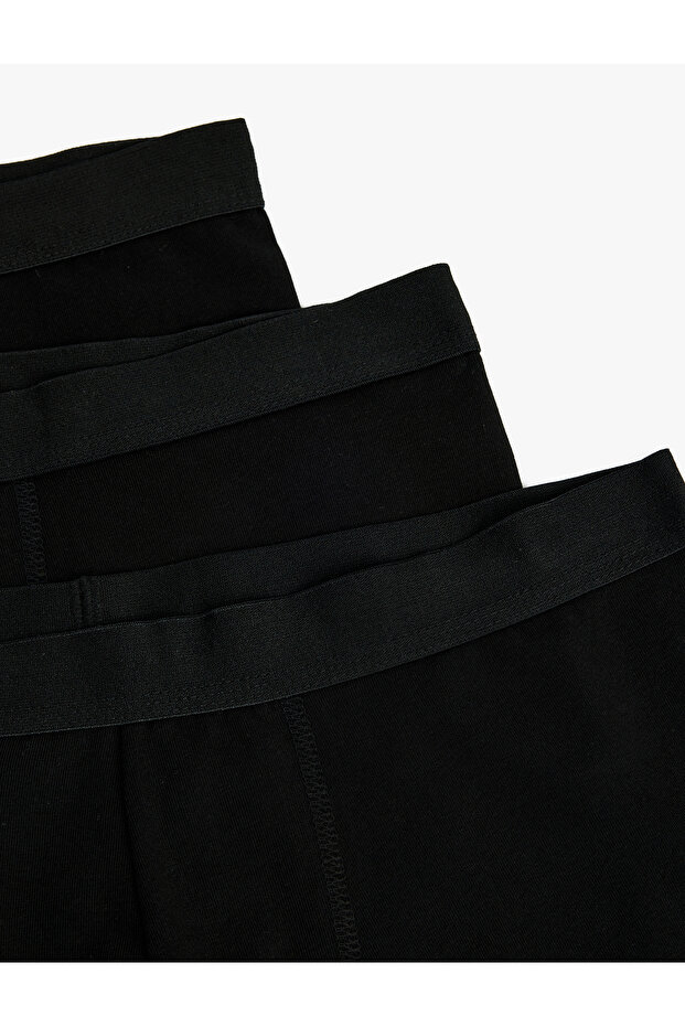 Pamuklu Basic 3'lü Boxer Seti - 5