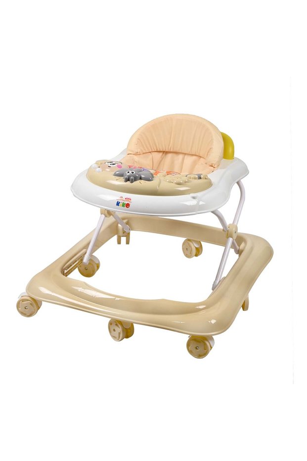 BABY WALKER WITH TOYS-Beige