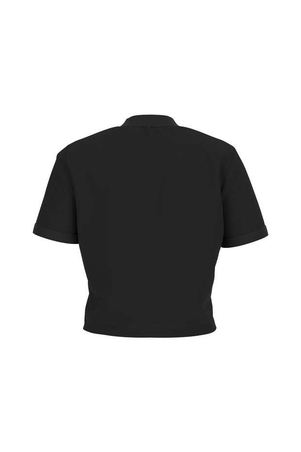 Cn Ss Cropped Kadın Boxy Fit T-Shirt - 2