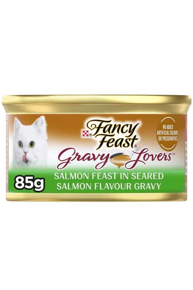 Gravy Lovers Salmon Feast In Seared Salmon Flavour Gravy Cat Food Seared